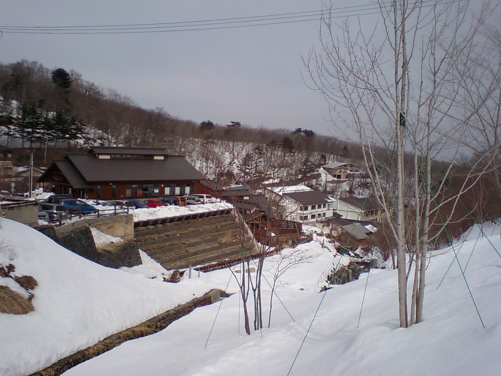 Takayu Onsen in winter, Fukushima